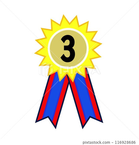 第三名絲帶插圖 116928686