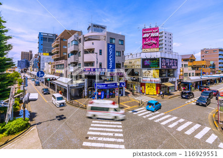 日本相模原市景觀，七月。 JR橫濱線淵野邊站等景觀=7月21日 116929551