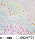 Colorful marbled background 116929755