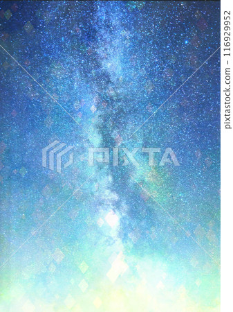 夜空中有銀河系流過 116929952