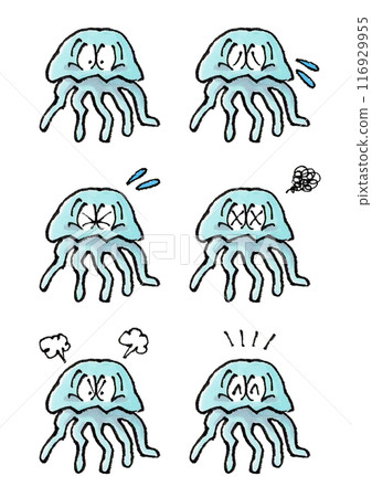 水母臉部表情集 水母臉部表情集 116929955