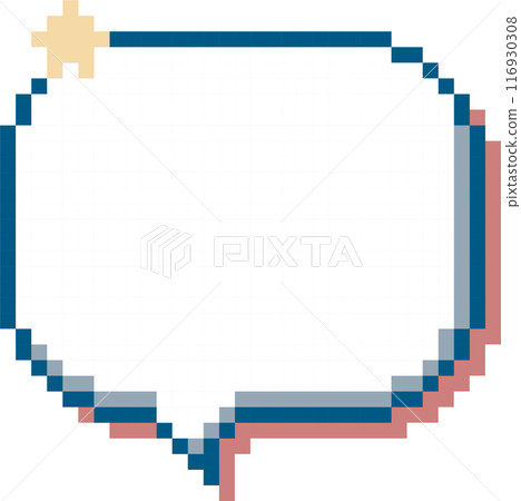 8bit retro game pixel art speech bubble balloon with star, icon sticker memo keyword planner text box banner, flat png isolated transparent element design 8bit retro game pixel art speech bubble balloon with star, icon sticker memo keyword planner text box banner, flat png isolated transparent element design 116930308