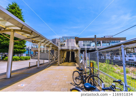 日本相模原市景觀，七月。 JR橫濱線淵野邊站等景觀=7月21日 116931834