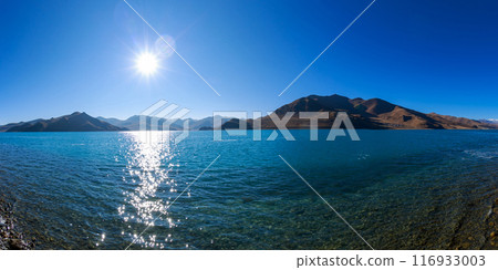 Yamdrok lake in tibet china 116933003
