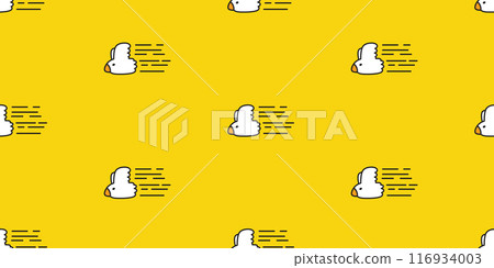 bird seamless pattern sparrow pigeon seagull crow flying speed line vector pet cartoon doodle gift wrapping paper tile background repeat wallpaper scarf isolated illustration design 116934003