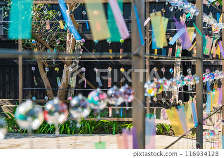 夏季半六庭園、風鈴裝飾（愛知縣半田市） 116934128