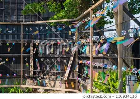 夏季半六庭園、風鈴裝飾（愛知縣半田市） 116934130