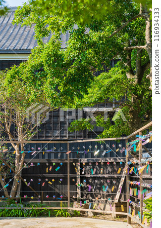 夏季半六庭園、風鈴裝飾（愛知縣半田市） 116934133