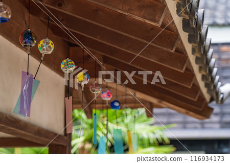 Summer at Hanroku Garden, decorated with wind chimes (Handa City, Aichi Prefecture) 116934173