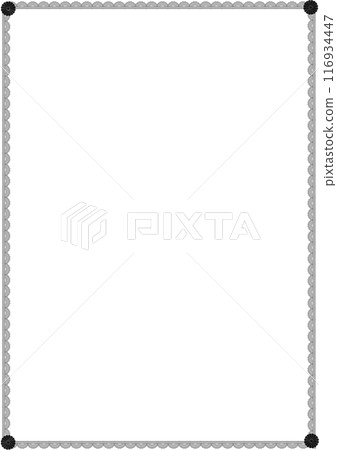 Minimalist vintage worksheet frame 116934447