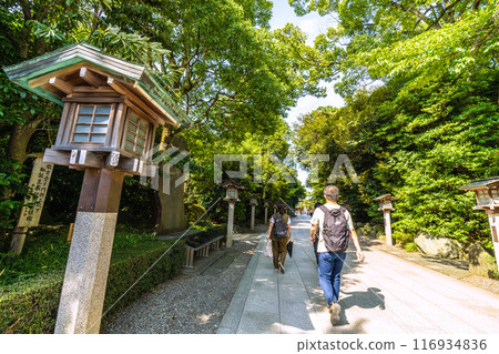 日本寒川市容、相模國一宮寒川神社、院內等所見 = 2020年7月21日 116934836