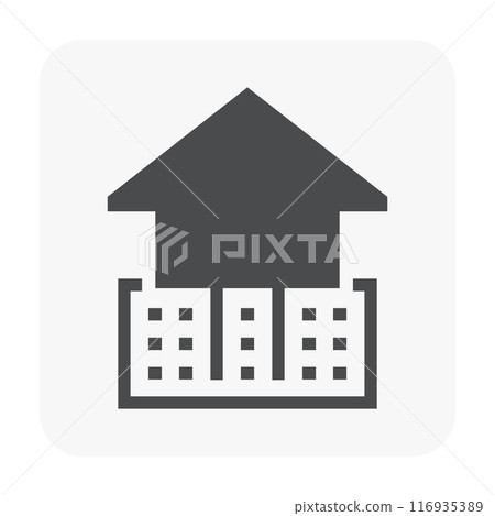 house building and depth pile, geotechnical engineering. 116935389