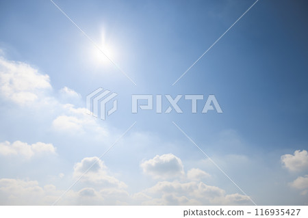 Clear sky and cloud for background. 116935427