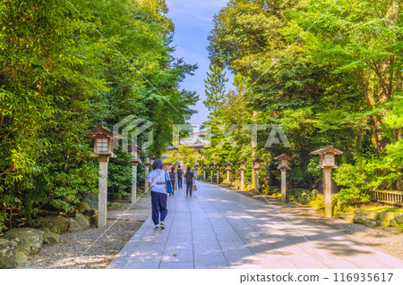 Samukawa cityscape in Japan - View of Samukawa Shrine, Ichinomiya of Sagami Province, and its grounds (July 21, 2024) Samukawa cityscape in Japan - View of Samukawa Shrine, Ichinomiya of Sagami Province, and its grounds (July 21, 2024) 116935617