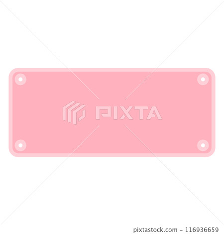 red blank sign 116936659