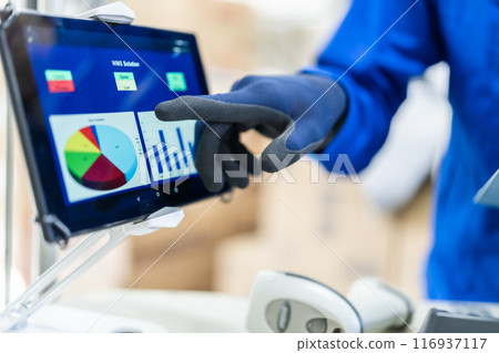 介紹解決方案的現場沒有人臉 介紹解決方案的現場沒有人臉 116937117