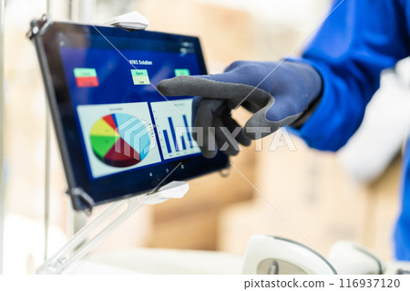介紹解決方案的現場沒有人臉 介紹解決方案的現場沒有人臉 116937120