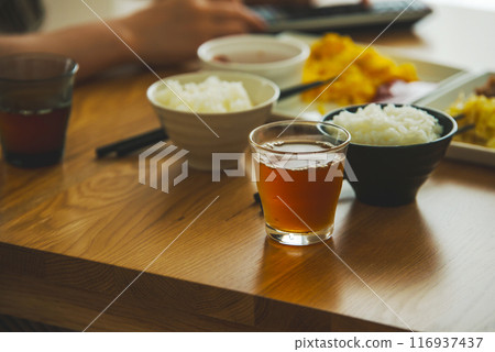 A table with food A table with food 116937437