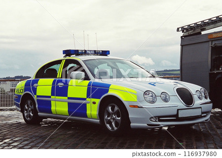 英國警車（轎車車型，底片，2000年拍攝） 116937980
