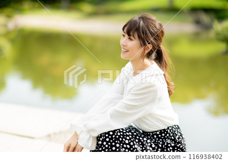 Beautiful Japanese women 116938402