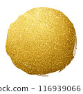 Circle, ink painting, gold, New Year, New Year's, material 116939066