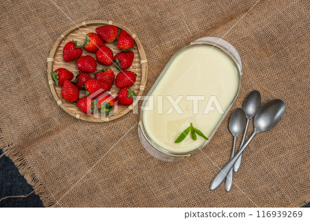 布丁冷甜點(甜點布丁) 布丁冷甜點(甜點布丁) 116939269
