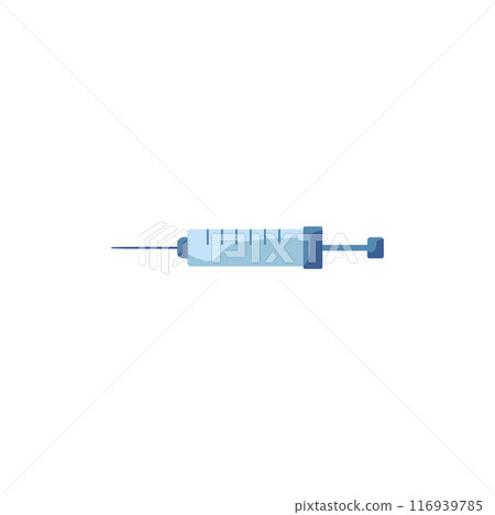 Vector illustration of a disposable medical syringe for the effectiveness of the vaccine and treatment. Vector illustration of a disposable medical syringe for the effectiveness of the vaccine and treatment. 116939785