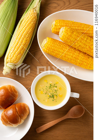 Corn soup 116940016