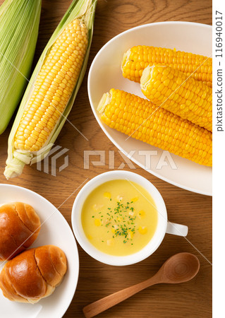 Corn soup Corn soup 116940017