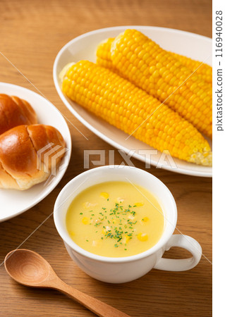 Corn soup 116940028