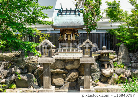 Tamatsukuri Inari Shrine and Itsukushima Shrine in Tamatsukuri, Chuo Ward, Osaka City Tamatsukuri Inari Shrine and Itsukushima Shrine in Tamatsukuri, Chuo Ward, Osaka City 116940797