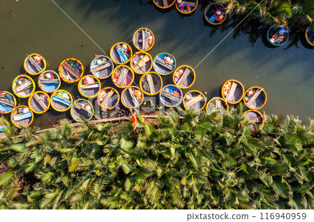 Bay Mau coconut forest, Hoi An eco-tourism area, Quang Nam province, Vietnam 116940959