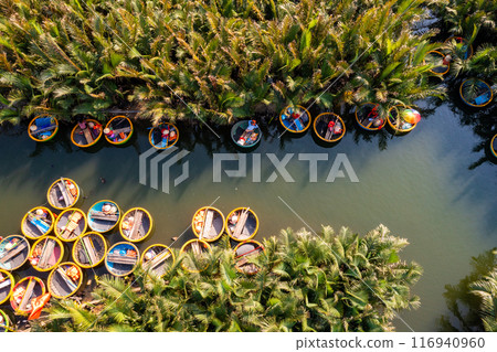 Bay Mau coconut forest, Hoi An eco-tourism area, Quang Nam province, Vietnam 116940960
