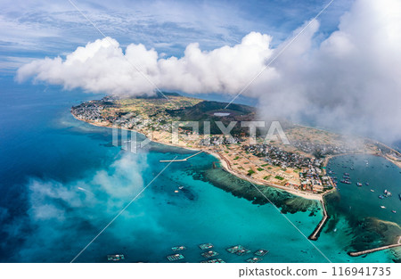 Cu Lao Re or Ly Son island or Volcanic island, Quang Ngai, Vietnam. 116941735
