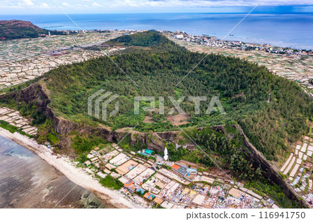 Cu Lao Re or Ly Son island or Volcanic island, Quang Ngai, Vietnam. 116941750