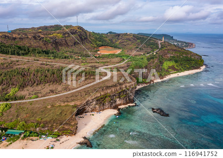 Cu Lao Re or Ly Son island or Volcanic island, Quang Ngai, Vietnam. 116941752