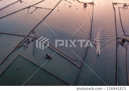 Aerial view of Chuon Lagoon,Thua Thien Hue, Vietnam Aerial view of Chuon Lagoon,Thua Thien Hue, Vietnam 116941815