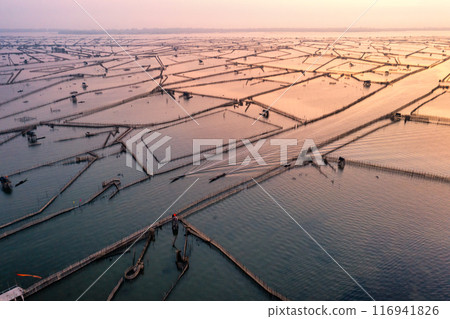 Aerial view of Chuon Lagoon,Thua Thien Hue, Vietnam 116941826