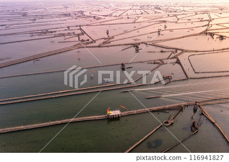 Aerial view of Chuon Lagoon,Thua Thien Hue, Vietnam 116941827