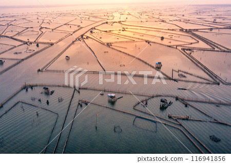 Aerial view of Chuon Lagoon,Thua Thien Hue, Vietnam Aerial view of Chuon Lagoon,Thua Thien Hue, Vietnam 116941856