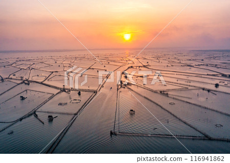 Aerial view of Chuon Lagoon,Thua Thien Hue, Vietnam Aerial view of Chuon Lagoon,Thua Thien Hue, Vietnam 116941862
