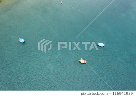 Aerial view of My Khe Beach - Top 6 beautiful beach in the World By Forbes Magazine. 116941989