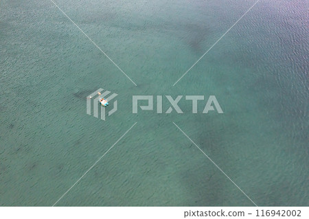 Aerial view of My Khe Beach - Top 6 beautiful beach in the World By Forbes Magazine. 116942002