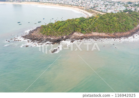 Nam O Beach, Da Nang Beach is a beautiful beach in Danang city , Vietnam. 116942025