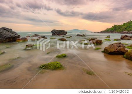 Nam O Beach, Da Nang Beach is a beautiful beach in Danang city , Vietnam. Nam O Beach, Da Nang Beach is a beautiful beach in Danang city , Vietnam. 116942032