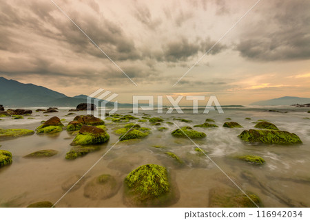 Nam O Beach, Da Nang Beach is a beautiful beach in Danang city , Vietnam. Nam O Beach, Da Nang Beach is a beautiful beach in Danang city , Vietnam. 116942034