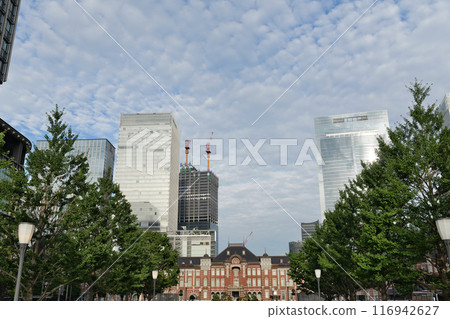 Tokyo Station, taken from Marunouchi Station Square Tokyo Station, taken from Marunouchi Station Square 116942627