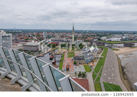 Bremerhaven at the weser river Bremerhaven at the weser river 116942695