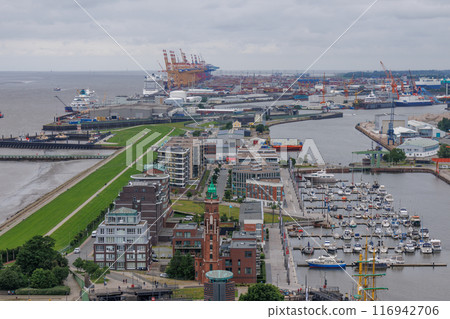 Bremerhaven at the weser river Bremerhaven at the weser river 116942706