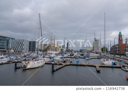 Bremerhaven at the weser river 116942736